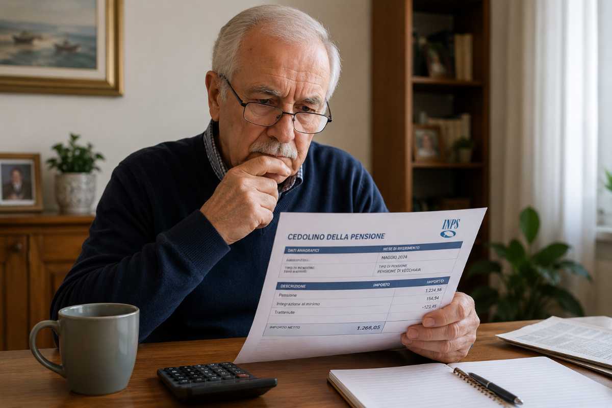 pensionato legge cedolino