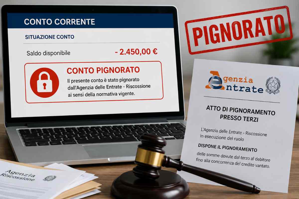 Conto corrente a rischio pignoramento: come funziona il recupero crediti del Fisco e chi può essere coinvolto